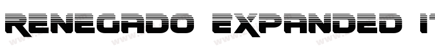 Renegado Expanded It字体转换